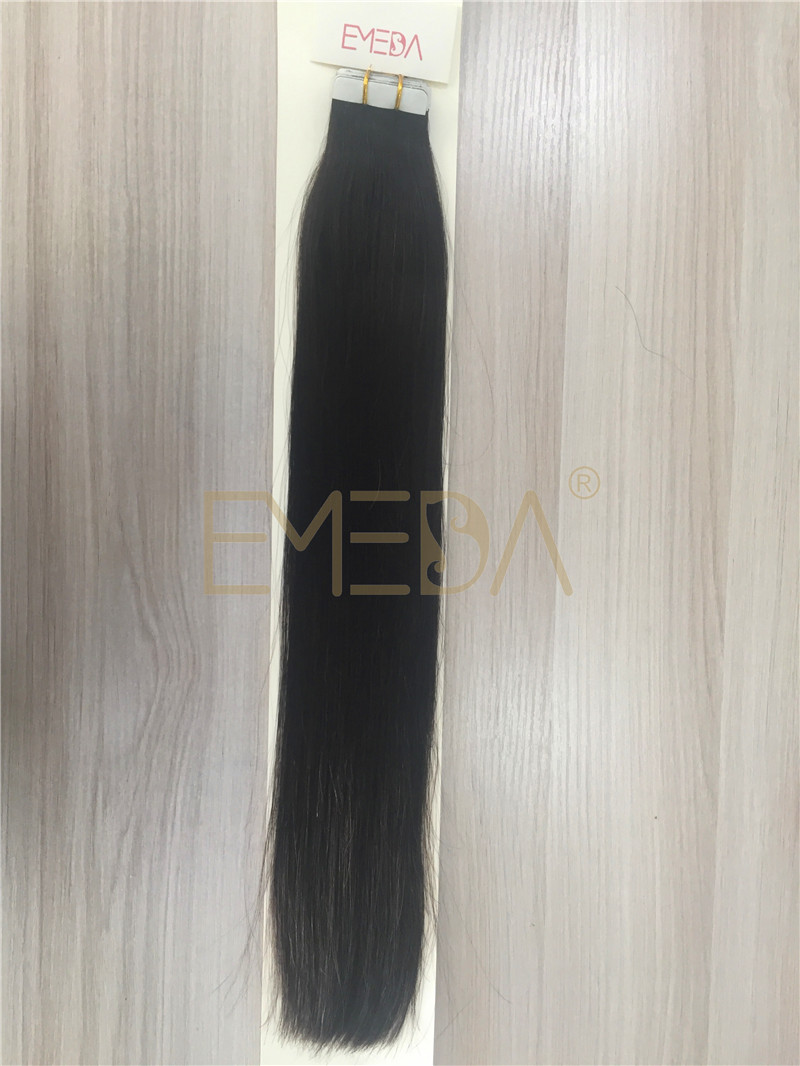 Tape in  human hair extension Wholesale Cheap Brown Color Tape In Human Hair Extensions invisible  YL254